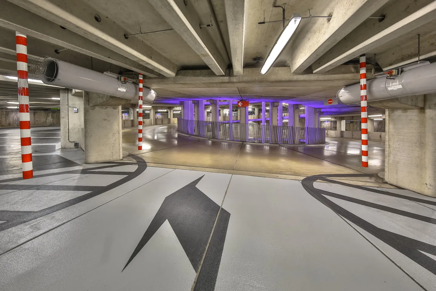 Instandgesetzte Betonfläche